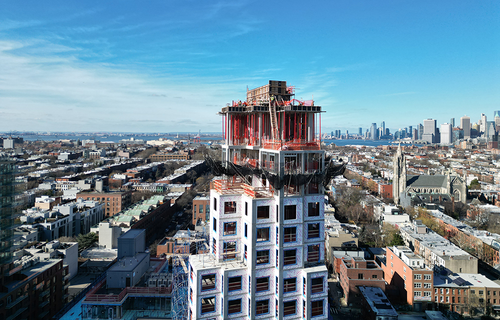 Global Holdings, MacArthur Holdings  and Tankhouse top out Anagram Gowanus